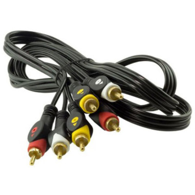 OEM 3RCA-3RCA 3 metre Gold Jack OEM 3RCA-3RCA 3 metre Gold Jack